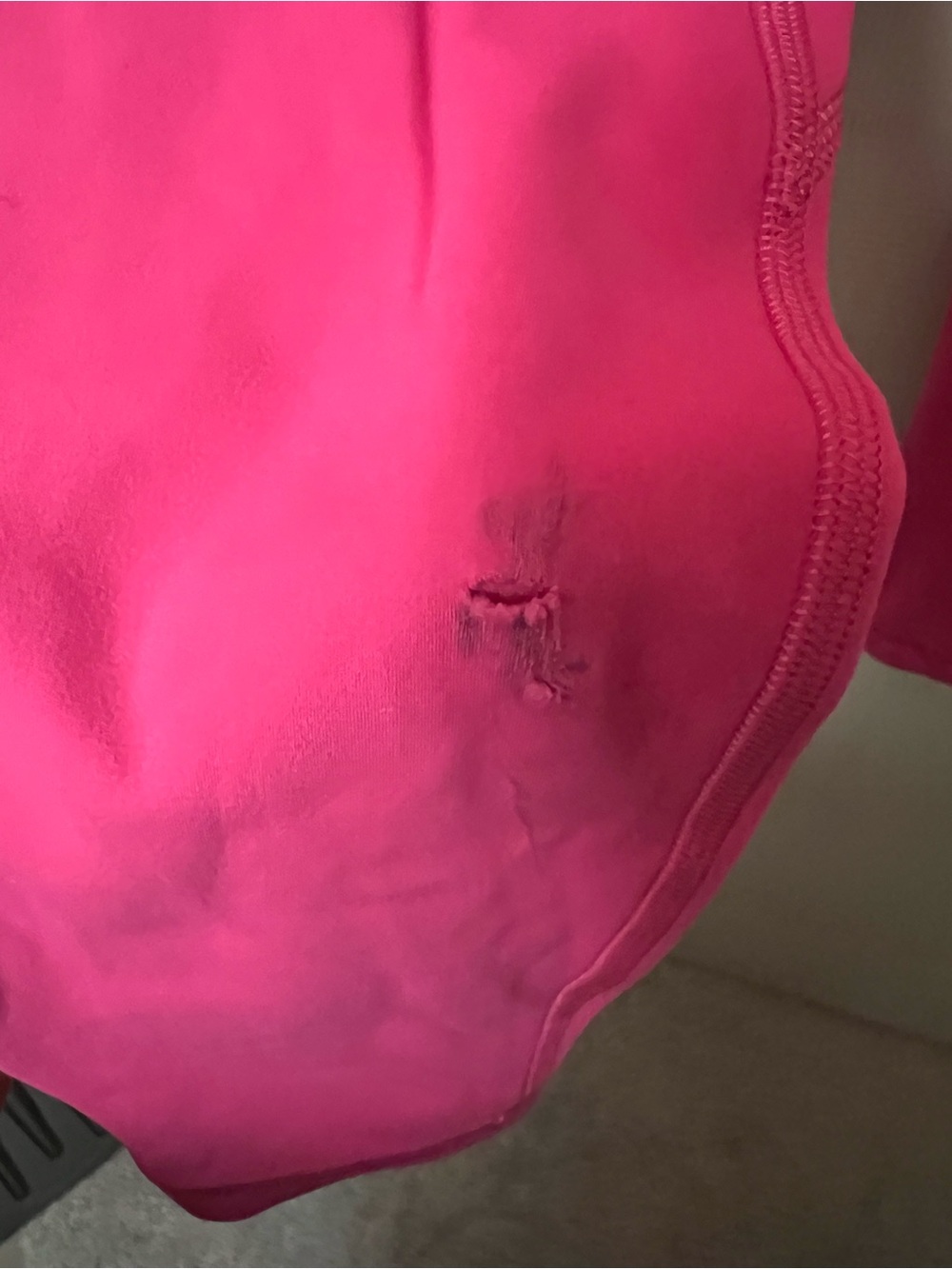 Lululemon Align HR Crop 23" Double Lined Nulu Size 6 Sonic Pink - Picture 6 of 7